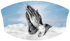 DNSWILL 103 BL Praying Hands Clouds Blue